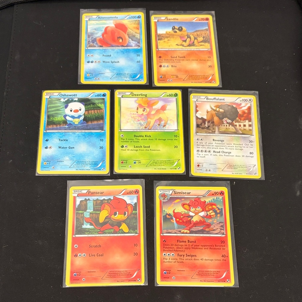 Pokemon Black and White Common Lot 3